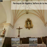 Visita virtual a la Parroquia de Ntra. Sra. de la Asunción de El Romeral (Toledo) a través de fotos esféricas interiores y exteriores