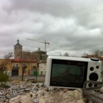 Visita virtual a las obras de rehabilitación de los tejados de la Iglesia de La Guardia (Toledo) a través de timelapses y fotos hechos desde el exterior de la obra