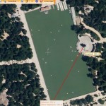 Fotos con zoom del monumento del estanque del Retiro en modo teleobjetivo con la cámara Canon SX 50 HS