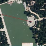 Simetrías , fotos con zoom y timelapses a la salida del sol por el monumento de Alfonso XII del estanque del Retiro de Madrid